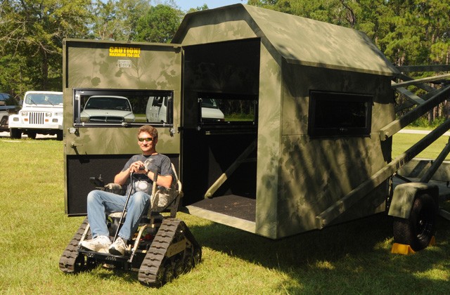 New equipment helps wounded warriors hunt