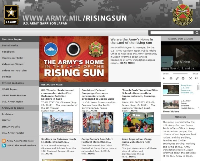 U.S. Army Japan's 'Rising Sun' newspaper to make its new home online