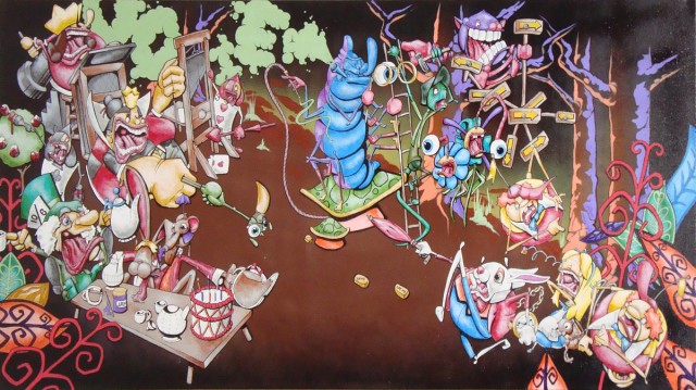 Alice in Wonderland - 1st place painting