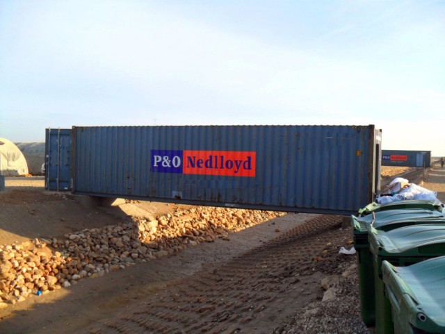 In search of shipping containers in Afghanistan