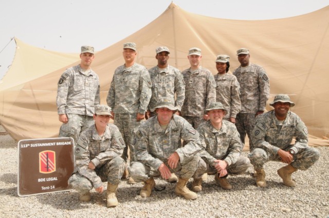 Steel Justice: The 113th Sustainment Brigade's judge advocates