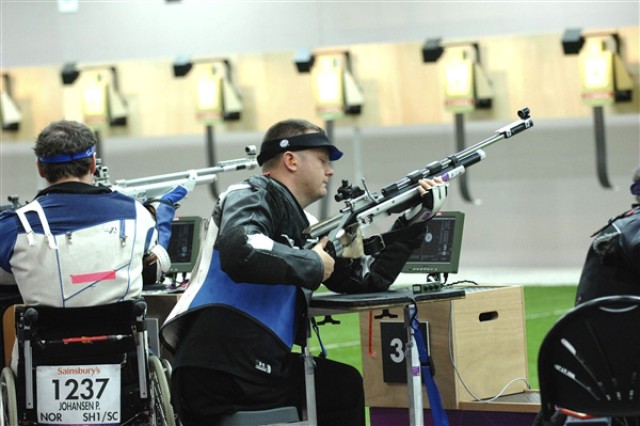 Army Paralympic shooter