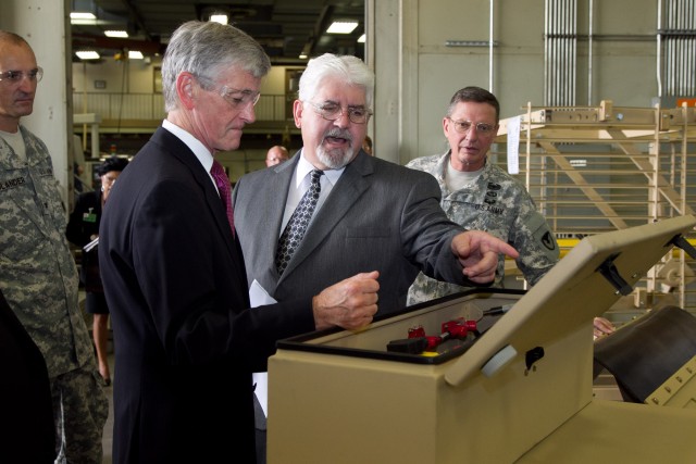 Army Secretary impressed with visit to Anniston