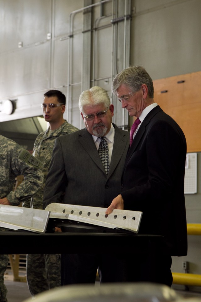 Army Secretary impressed with visit to Anniston