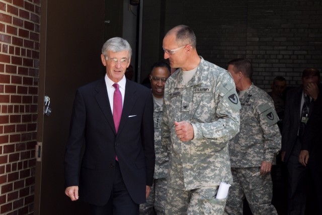 Army Secretary impressed with visit to Anniston