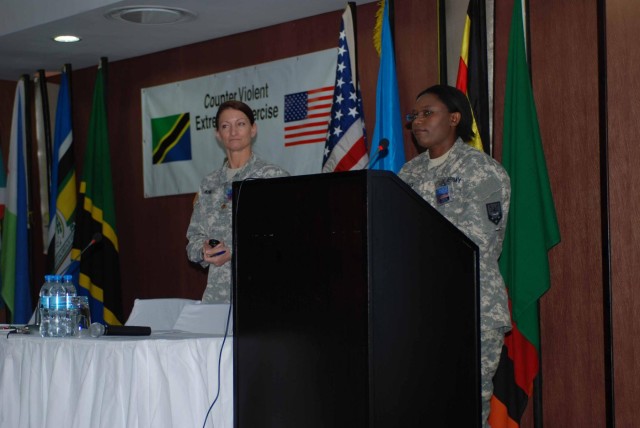 Missouri Army National Guard soldier reunites with sister during Eastern Accord 2012