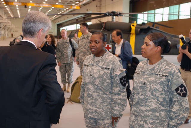 Secretary of the Army visits 2nd Combat Aviation Brigade