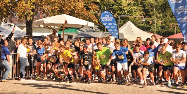 Running around the clock: Community athletes join German neighbors in annual 25-Hour Run