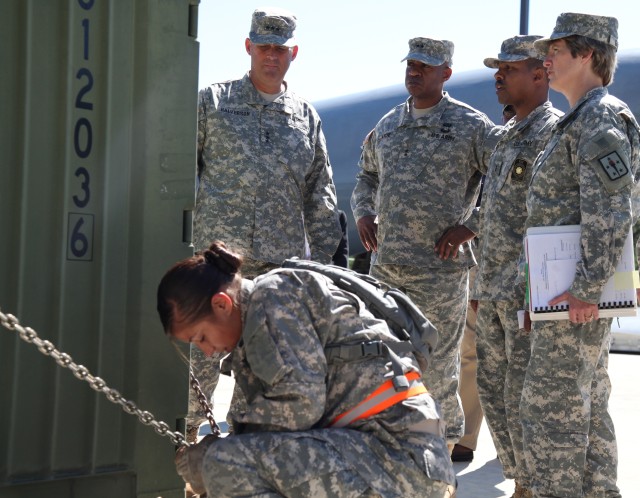 TRADOC deputy CG tours Combined Arms Support Command