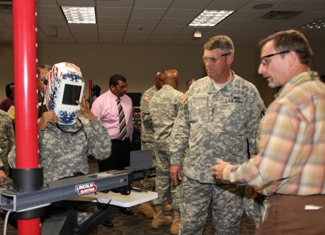 TRADOC deputy CG tours Combined Arms Support Command