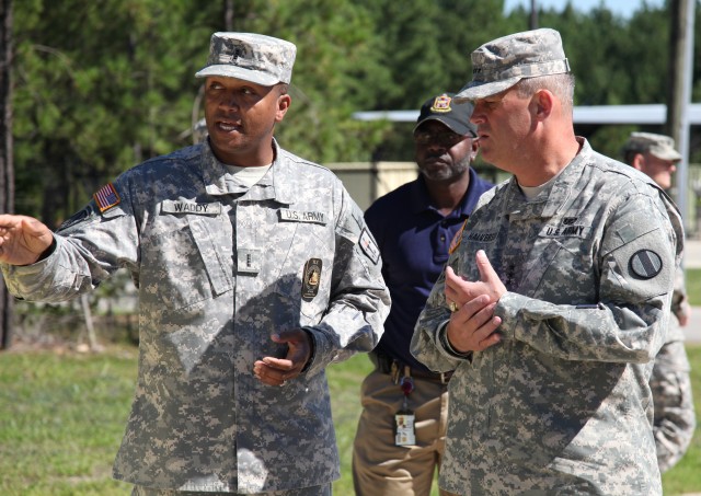 TRADOC deputy CG tours Combined Arms Support Command