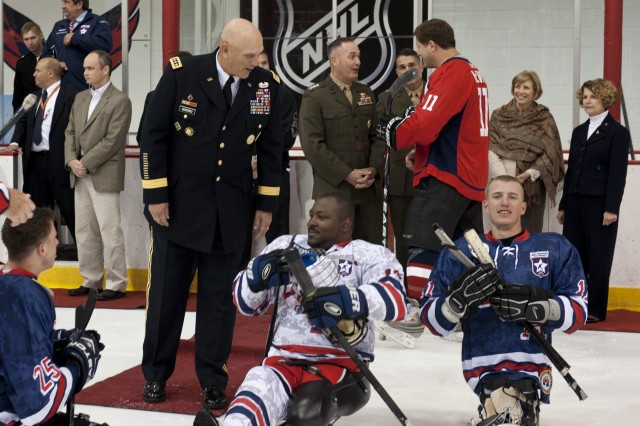 CSA Attends USA Warriors Ice Hockey Game