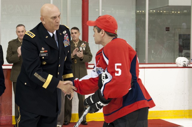 CSA Attends USA Warriors Ice Hockey Game