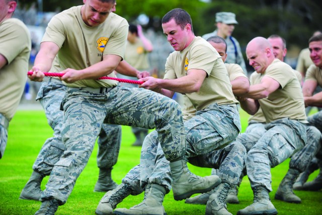 Physical competition brings airmen together