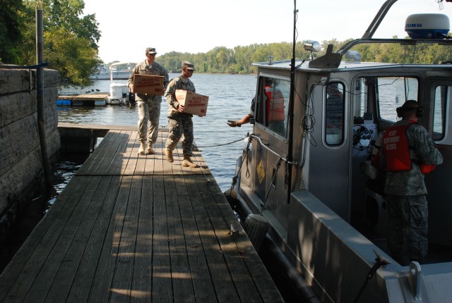 New York National Guard, New York Guard, Naval Militia Trains for waterborne emergency operations