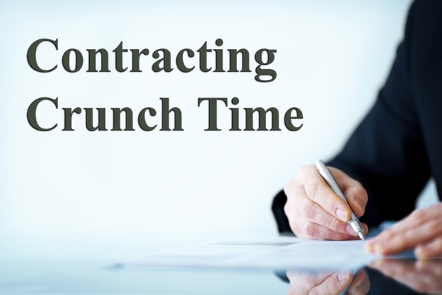 Contracting community in sprint to year end