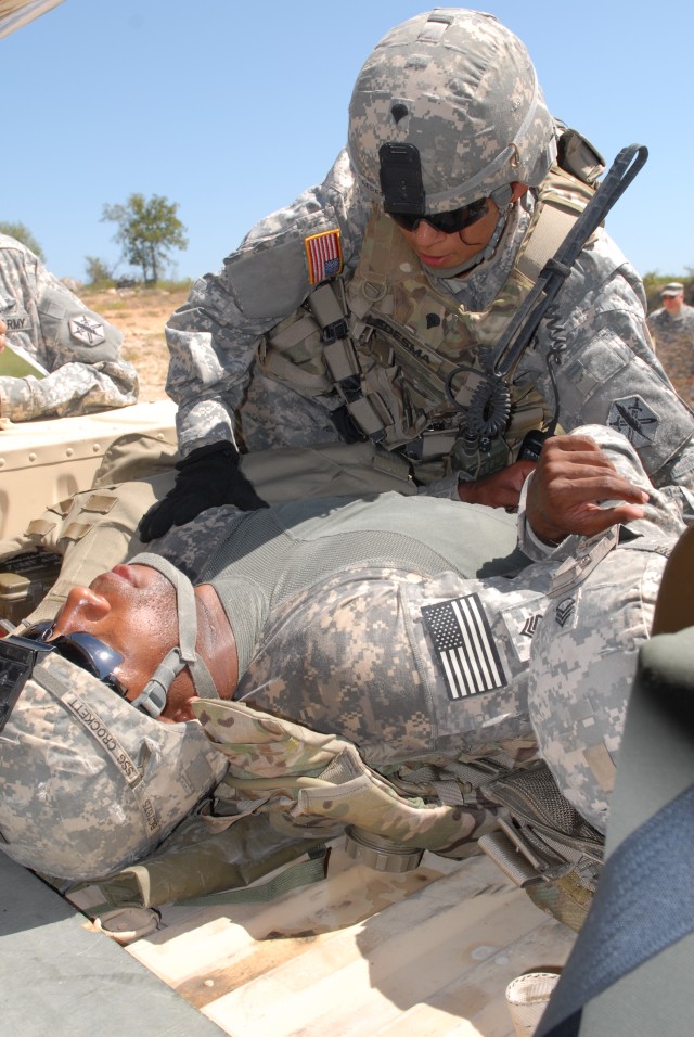 Evaluating a casualty