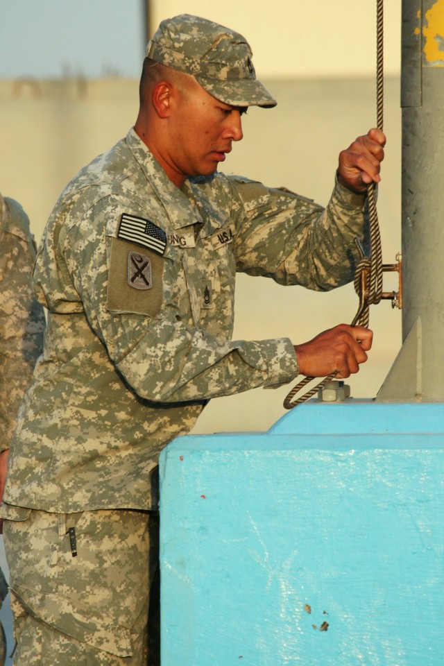 South Carolina Army National Guard Soldiers Observe 9/11 with Storied Flag