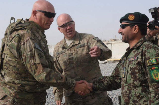 Army Chief of Staff visits Afghanistan's Regional Command (South)
