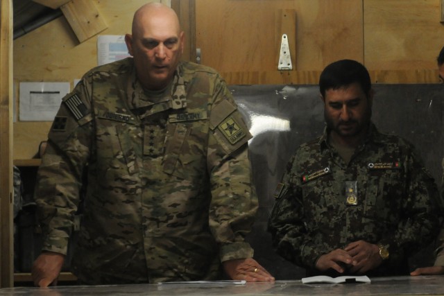 Army Chief of Staff visits Afghanistan's Regional Command (South)