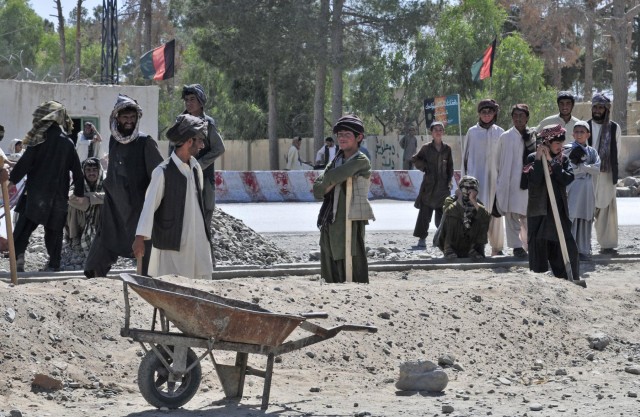Community development program aids local Afghans, keeps military-aged males off battlefield
