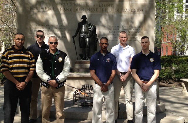 Old Guard Soldiers stand together against suicide