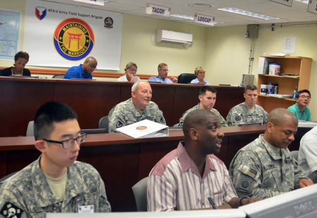 403rd AFSB participates in Exercise Ulchi-Freedom Guardian 2012