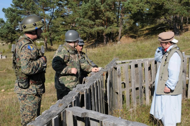 Forces from nine nations take part in advisor team training at Hohenfels