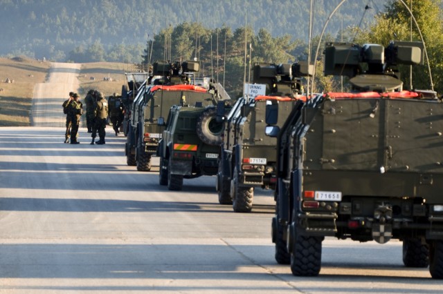 Forces from nine nations take part in advisor team training at Hohenfels