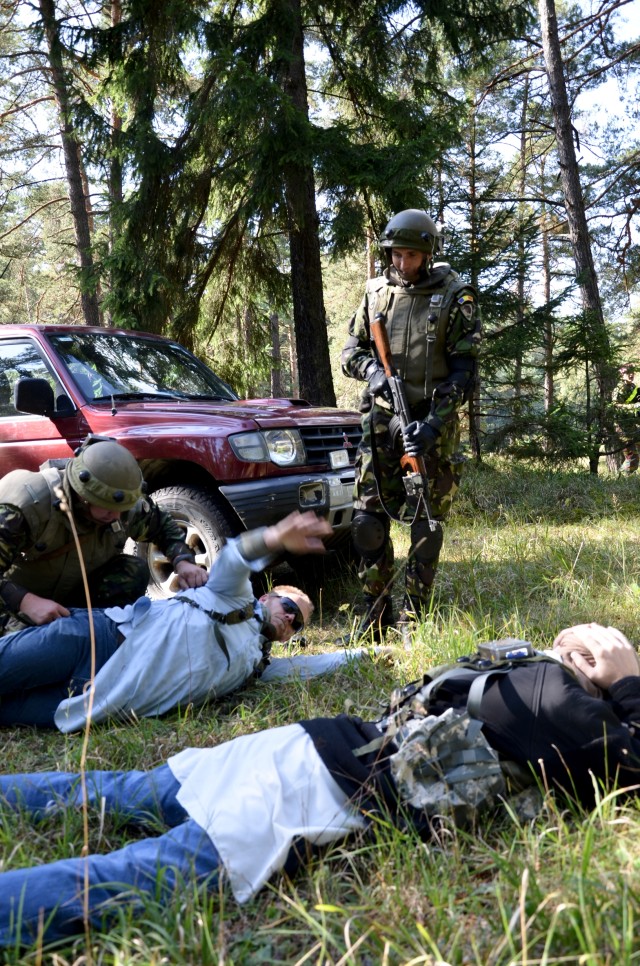 Forces from nine nations take part in advisor team training at Hohenfels