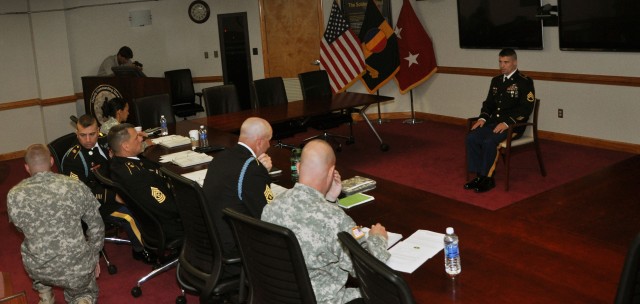 Command sergeants major Board, 2012 AIT PSOY competition