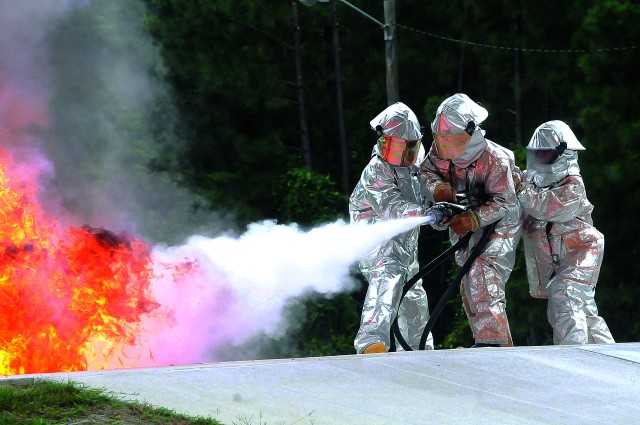Putting down the fire