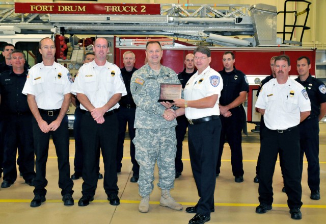Fort Drum fire department wins top CRM award