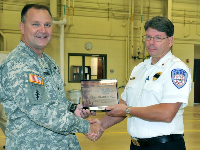 Fort Drum fire department wins top CRM award