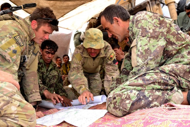 Afghan security forces plan and execute joint operation