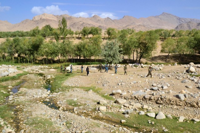 Afghan security forces plan and execute joint operation