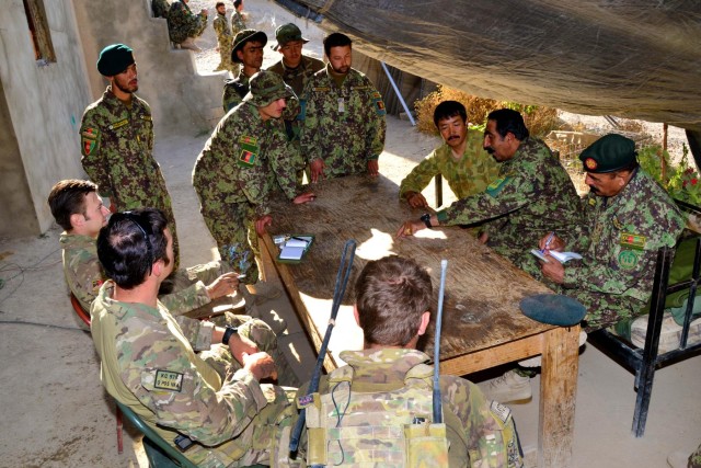 Afghan security forces plan and execute joint operation