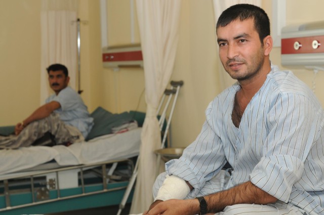 Inside an Afghan security forces' hospital
