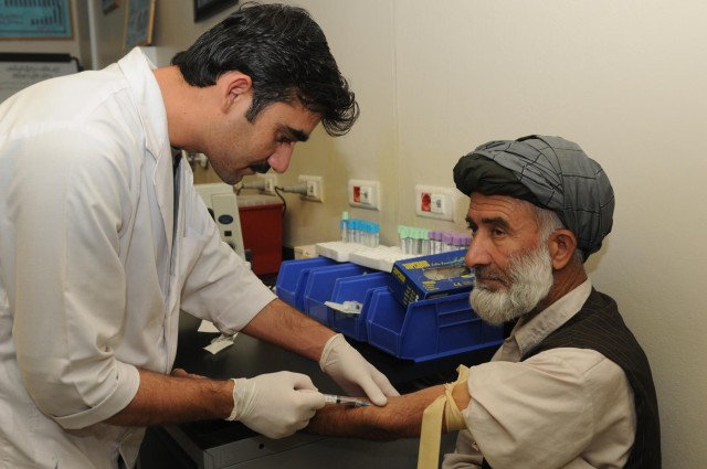 Inside an Afghan security forces' hospital