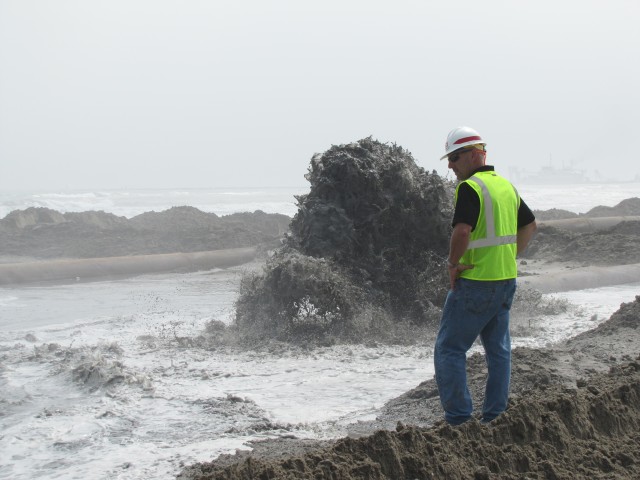 Beach Renourishment at South Padre Island, Texas