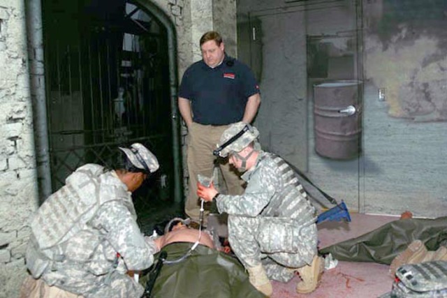 Military Police sharpen combat medical skills at McCoy simulation center