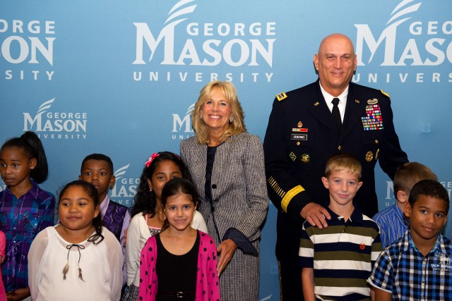 Odierno, Biden, announce education milestone for military kids