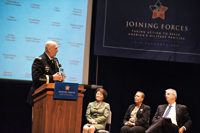 Odierno, Biden, announce education milestone for military kids