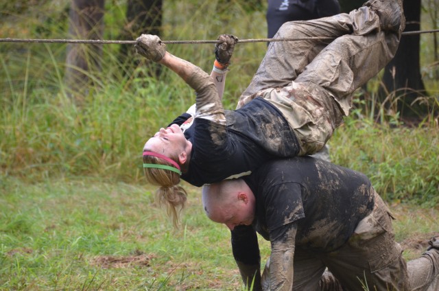 Racers covered in mud faced grueling obstacles to claim victory