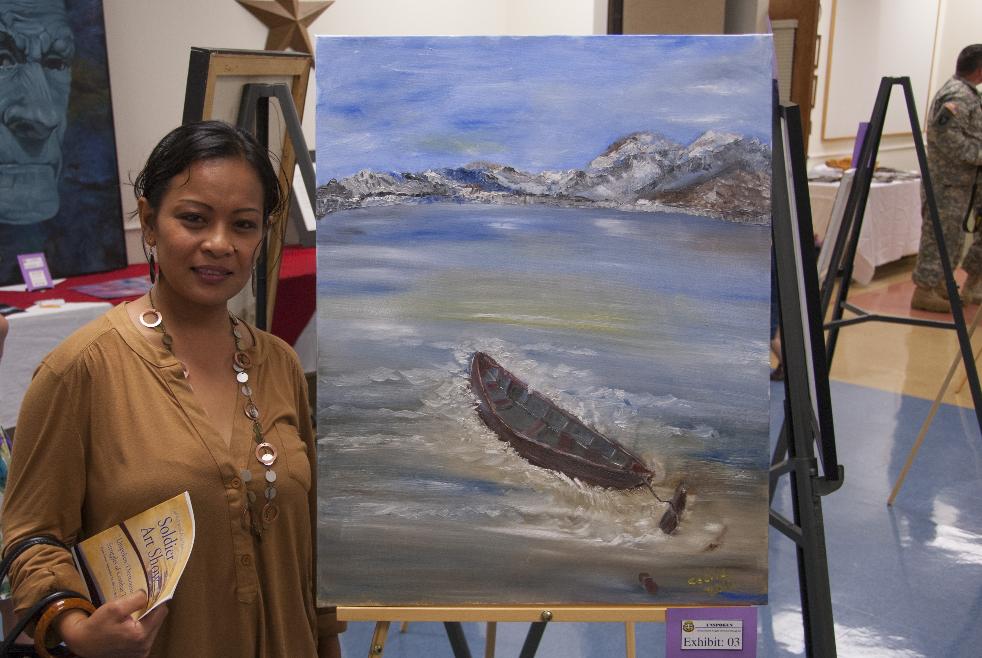 Carl R. Darnall AMC holds art show for Soldiers, spouses struggling ...