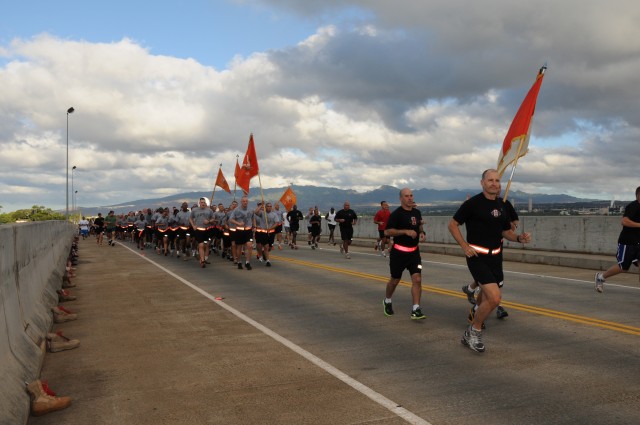 516th Signal Brigade maxes participation in Remembrance Run