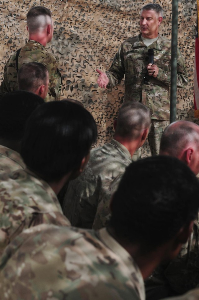 Sergeant Major of the Army visits soldiers in Afghan hotspot