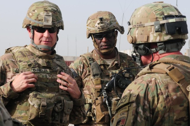 Sergeant Major of the Army visits soldiers in Afghan hotspot