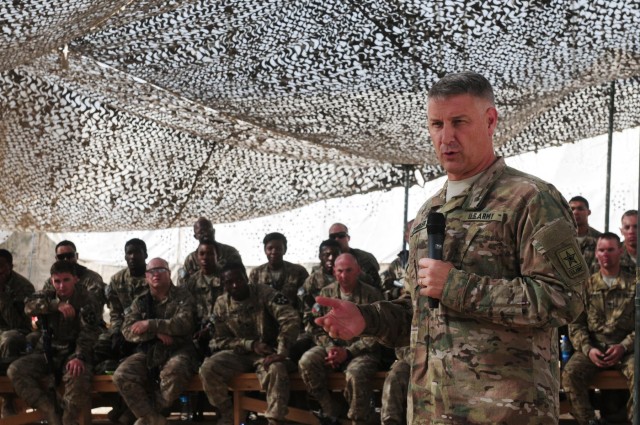 Sergeant Major of the Army visits soldiers in Afghan hotspot
