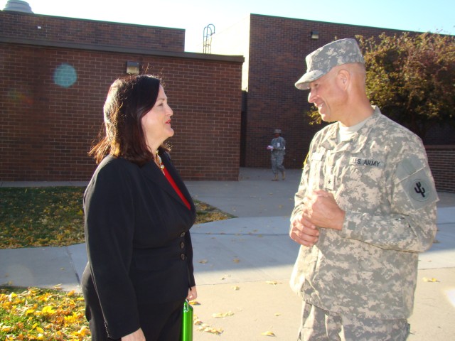 Assistant Secretary Visits Fort Des Moines, IA